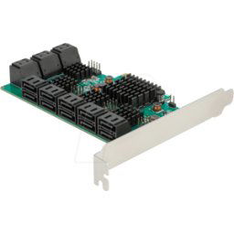 DELOCK 90073 - SATA Tarjeta PCI Express x4 de 16 puertos