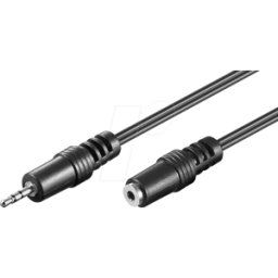 FREI AVK 312-0200 - Cable de audio, conector jack estéreo de 2,5 mm en acoplamiento,
