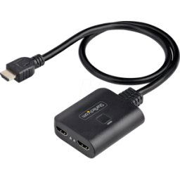STARTECH.COM ST SPLITTER-4K60 - HDMI Splitter, 2 puertos, 4K.
