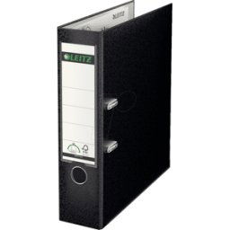 LEITZ 10105095 - Carpeta de calidad PP 180°, a4, 80 mm, negro