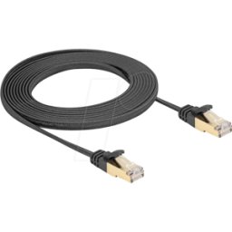 DELOCK 80327 - Cable de red plano RJ45 Cat.6A S/FTP 3 m