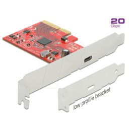 DELOCK 89035 - PCIe x4 > 1 USB externo 3.2 tipo C