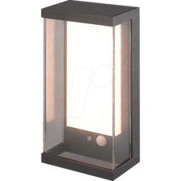 V-TAC VT-23033 - Luminaria solar mural con sensor de movimiento, 1 W, 95 lm, 3000