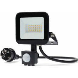 NEDIS N LLFLP15BLK - Luz de inundación LED, 20 W, 1620 lm, 4000 K, sensor de m
