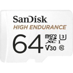 SDSQQNR064GGN6IA - Tarjeta de memoria microSDXC de 64 GB, SanDisk High Endurance
