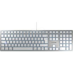 CHERRY JK-1610DE - Teclado, Mac, cable, delgado, diseño: DE