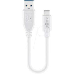 GOOBAY 67189 - Cable USB 3.0, a macho a macho C, 0,2 m