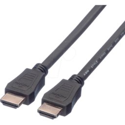 VALUE 11995731 - Cable HDMI de alta velocidad con Ethernet, LSOH, 1 m