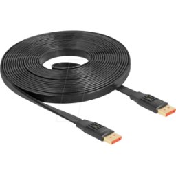 DELOCK 81008 - Cable plano DisplayPort 1.4, 8K 60 Hz, 5 m