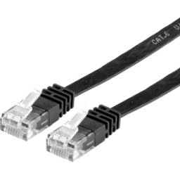 VALUE 21990962 - Cable plano UTP negro Cat.6 2m