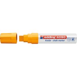 EDDING 4090NOR - Marcador de tiza, 4-15 mm, naranja neón