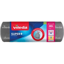 VILEDA 45008 - VILEDA bolsas de basura, Super+ 15 uds, 30 litros