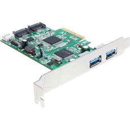 DELOCK 89359 - Tarjeta PCIe 2x USB 3.0, 2x SATA 6GB/s