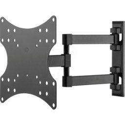 GOOBAY 49715 - TV montaje en pared, inclinable, giratorio, 23 ''- 42'', negro
