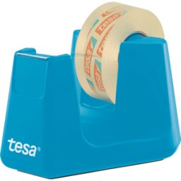 TESA 53908 - Dispensador de mesa Easy Cut® Smart, hasta 33 m x 19 mm, azul