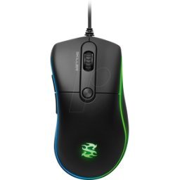 SHARKOON SHARK SGM2 - Ratón para juegos (ratón), USB, RGB, negro