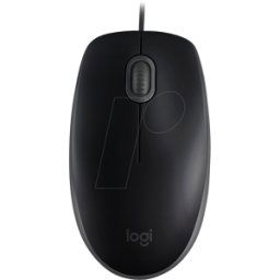 LOGITECH B110 - Ratón (mouse), cable, negro