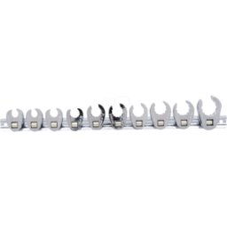KS TOOLS GMBH KS 913.3900 - Juego de llaves de boca abierta de 12 bocas de 3/8'', 10 piezas,