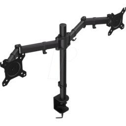 ENDORFY END EY8F003 - Soporte para monitor, 2 pantallas, 13'' - 27'', negro, montaje en