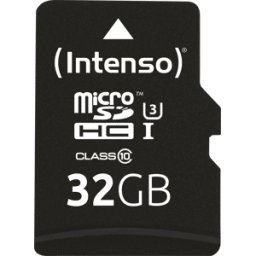 INTENSO 3433480 - Tarjeta de memoria MicroSDHC de 32 GB, Intenso UHS-I Professiona