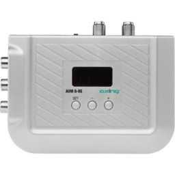 AXING AVM 6-00 - Modulador de audio y vídeo, estéreo, cinch, plateado
