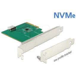 DELOCK 90307 - Tarjeta PCI Express x4 > interna OCuLink SFF-8612 - perfil bajo