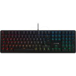 CHERRY G80-3838LWBDE-2 - Teclado para juegos, USB, RGB, MX SILENT RED, negro, ES