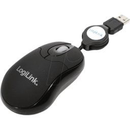 LOGILINK ID0016 - Ratón (ratón), cable, USB, con entrada de cable, n