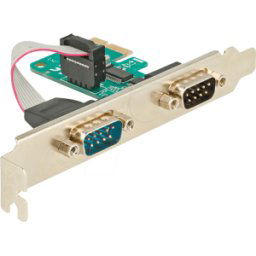 DELOCK 89918 - PCIe x1 > serie 2 x RS-232