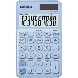 CASIO SL310UC-LB - Calculadora CASIO, solar, azul claro