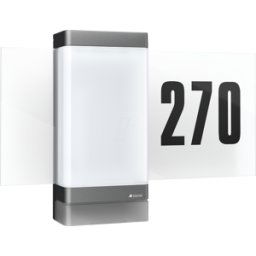 STEINEL 067205 - Luminaria mural, 7,8 W, 600 lm, 3000 K, detector de movimiento,