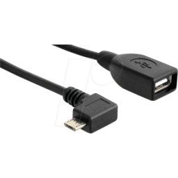 DELOCK 83271 - Cable USB 2.0, conector macho Micro B a conector hembra A, 0,5 m