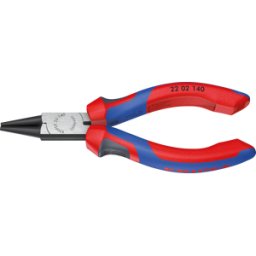 KNIPEX KN 22 02 140 - Pinza de puntas redondas, 140 mm, cabeza pulida