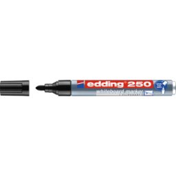 EDDING 250SW - Marcador para pizarra blanca, 1,5 - 3,0 mm, negro