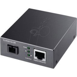 TP-LINK TPLINK TFC311A20 - Conversor de medios, Gigabit Ethernet, SC, modo único