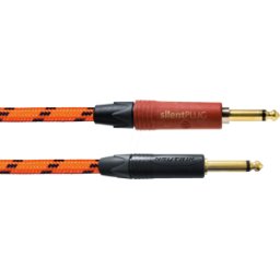 CORDIAL BLACKLIGHT 6PPOS - Cable de instrumentos BLACKLIGHT PP-SILENT, 6 m, naranja, 6,3 mm