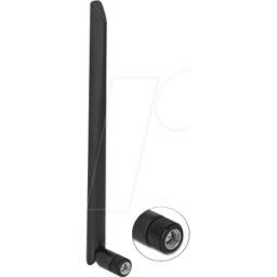 DELOCK 12638 - Antena 5G, conector SMA, 5 dBi, 20 cm con articulación ba