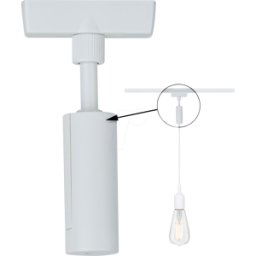 PAULMANN PLM 95552 - Urail Adaptador de péndulo universal, máx. 50 W, blanco