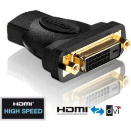 PURELINK PURE PI045 - Adaptador, conector HDMI A a conector DVI D, serie PureInstall