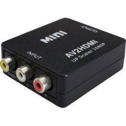 MAXTRACK MATR CS37L - Conversor AV a HDMI, con escalador ascendente