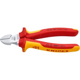 KNIPEX KN 70 06 180 - Alicates de corte lateral VDE, 180 mm