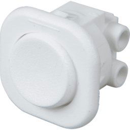 INTER BÄR GMBH WIPPE 6AS WS - Interruptor basculante incorporado, 6 (2) A-250V, SK II blanco