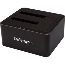 STARTECH.COM ST SDOCK2U33V - Estación de acoplamiento dual 2,5''/ 3,5'' SATA HDD/SSD, US