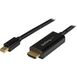 STARTECH.COM ST MDP2HDMM3MB - Adaptador de cable Mini DP a HDMI 4k, 3m..