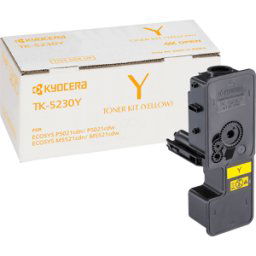TONER TK 5230Y - Tóner, Kyocera, amarillo, TK-5230Y, original