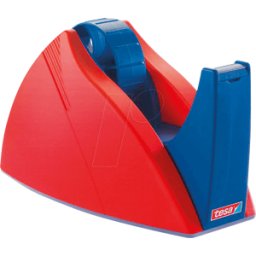 TESA 57422-00 - Dispensador de mesa profesional Easy Cut®, rojo/azul, hasta 66 m