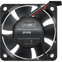 NOISEBLOCKER NOISEBLOCK PR1 - Bloqueador de ruido BlackSilent Pro Ventilador PR1, 60 mm