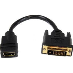 STARTECH.COM ST HDDVIFM8IN - Adaptador HDMI, conector hembra HDMI a conector DVI 24+1