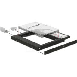 DELOCK 62669 - Bastidor de montaje para SATA HDD/SSD en 5,25 Slim