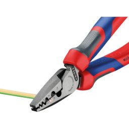 KNIPEX KN 97 72 180 - Crimpadora, 180 mm, terminales de cables